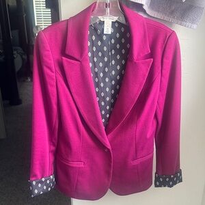 White House Black Market Fuchsia Blazer